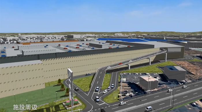 Utilizing AW3D, we reproduced the landscape of large store development and predicted traffic flow change by simulation.