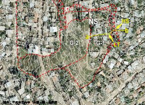 Demonstration of extracting landslide hazard area in urban city of Honduras by using AW3D 50cm resolution