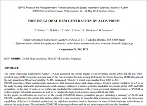 PRECISE GLOBAL DEM GENERATION BY ALOS PRISM