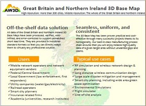 Great Britain and Northern Ireland 3D Base Map