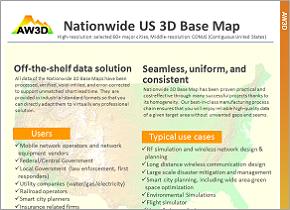 Nationwide US 3D Base Map