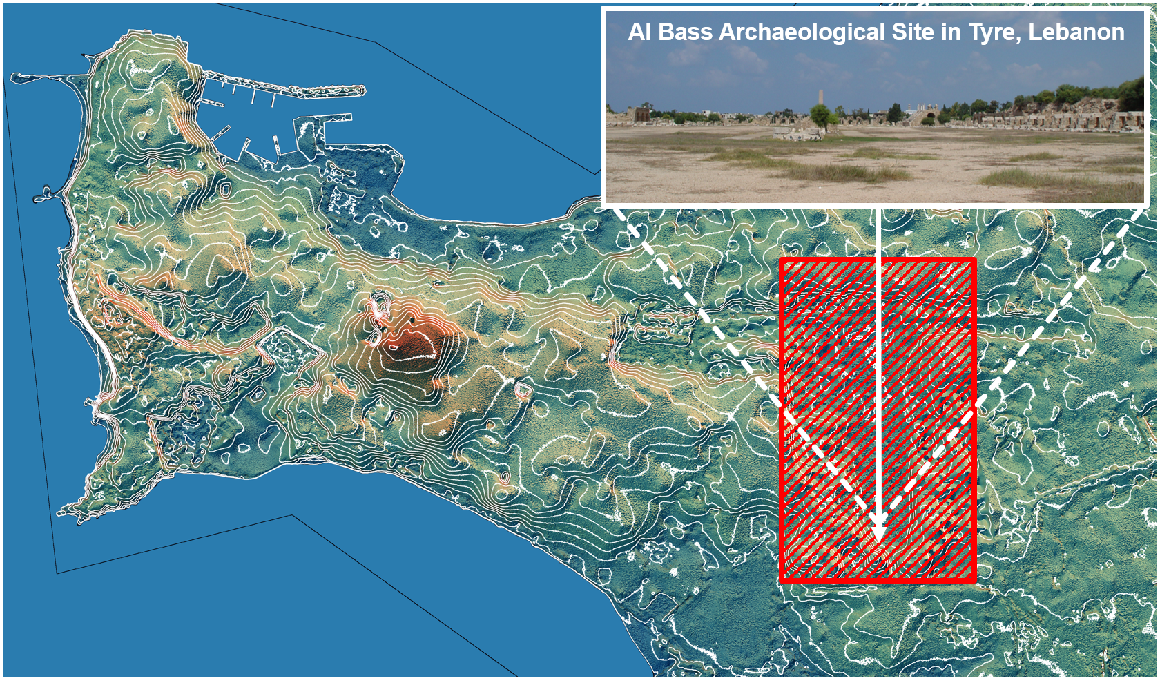 Archaeological Research of Buried Mausoleums in Conflict Areas – Al Bass site, Tyre, Lebanon