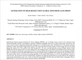 GENERATION OF HIGH RESOLUTION GLOBAL DSM FROM ALOS PRISM