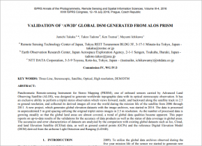VALIDATION OF ‘AW3D’ GLOBAL DSM GENERATED FROM ALOS PRISM