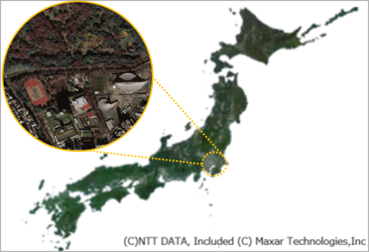 30cm解像度　オルソ画像